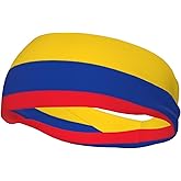 Cute Flag Headbands Women Men Flag Sweatband Sports Headband for Running, Cycling, Yoga Gym, Working Out