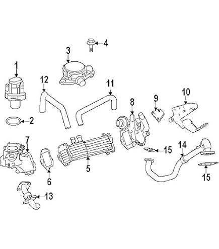 Elring Klinger Pair Of 2 EGR Line Gaskets 051.202 For Mercedes W211