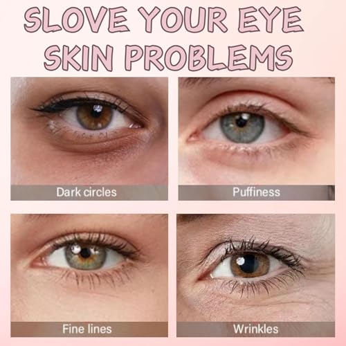Parches Ojos Cafeína 60 Pcs, Eye Patches con Cafeína, Parches Ojeras y Bolsas, Eye Mask Set para Hidratar y Revitalizar, Antiojeras