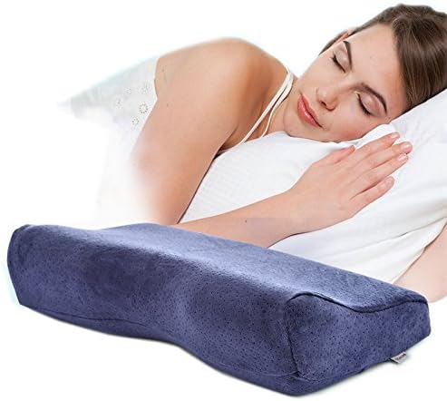 Noyoke Health Care Neck Protection Butterfly Shape Memory Foam Pillow(50Wx30Lx11-6H)
