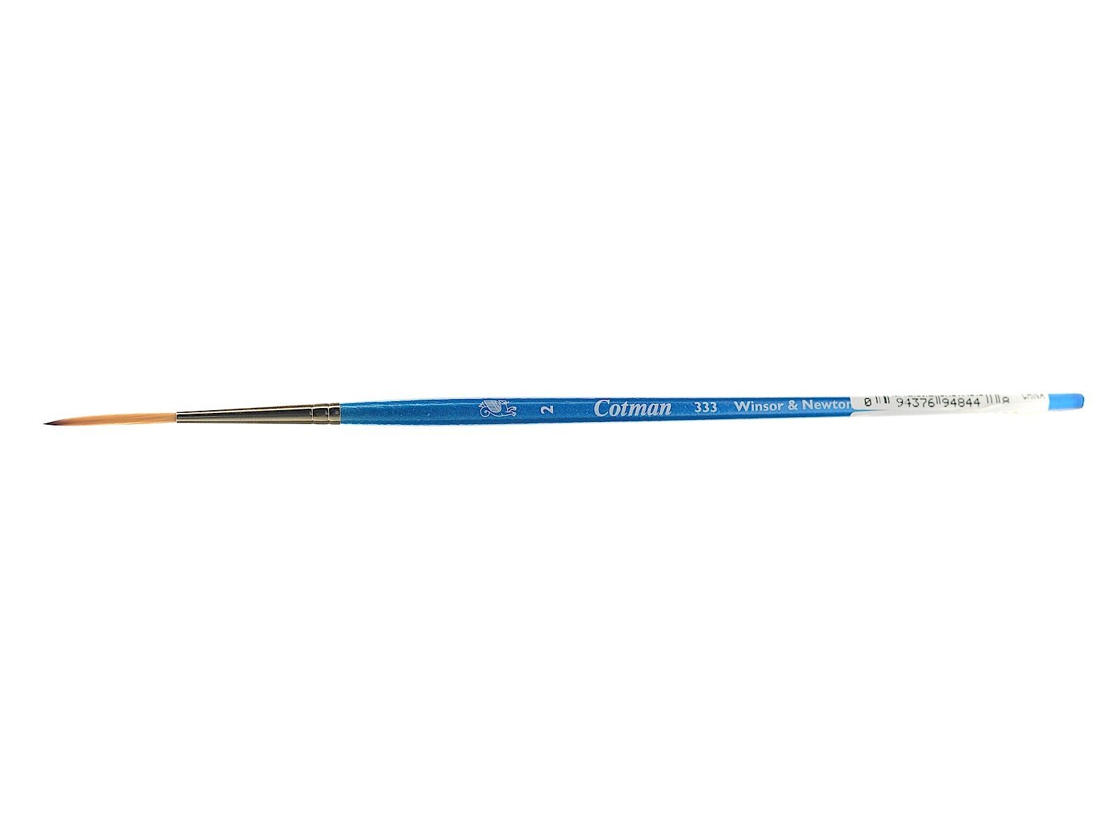 Winsor & Newton Brush, Wood, Transparent, No 2 -. 1.8 mm, round - rigging - brush, short handle
