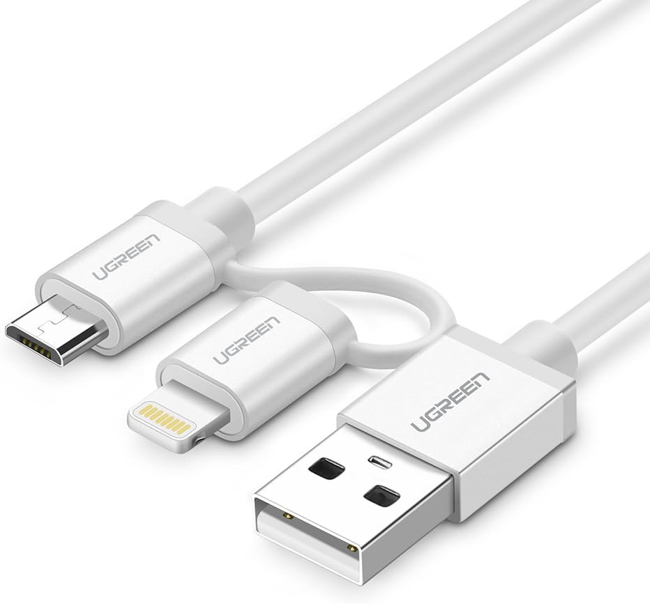 Cavo Corrente Cavo Micro USB Samsung 1 Metro - Ricarica Rapida 2.1A E Trasferimento Dati, Bianco, Resistente Cavo 2.1A 1 Metro Samsung - Foto 5