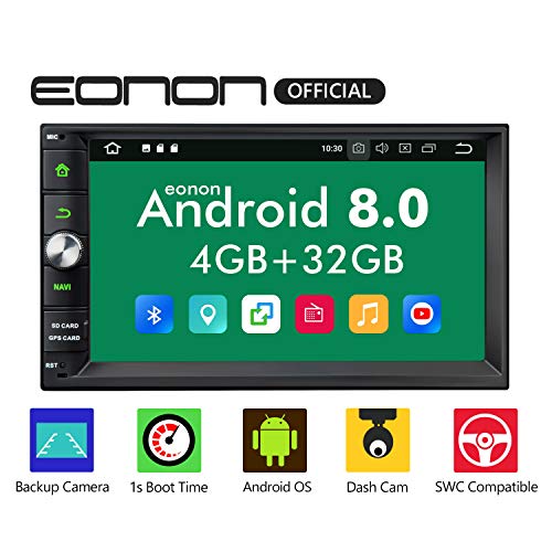 Double Din Car Stereo DVD Player,Android Car Stereo,Android 8.0 Car Stereo Radio 4GB+32GB with GPS and WiFi,Support Fastboot, Backup Camera with Sub Output,7 Inch Touch Screen(NO DVD/CD)-GA2170 - Thumbnail 7