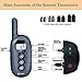 Mosafe Dog Shock Training Collar with Remote, Rechargeable 1500ft Remote Range IP67 Waterproof Dog Training Shock e-Collar with Beep, Vibration, Shock, Light 4 Modes for Small Medium Large Dogsthumb 4