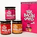 Bacon Jam Sampler - One of Each Bacon Spread - All Original Bacon, Red Chile Garlic, and Black Pepper - USDA Certified - Made With Real Bacon