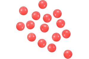 PATIKIL Fishing Beads Plastic Round Rubber Fishing Bait Eggs Rig Beads Tackle Lures Accessory with Storage Box