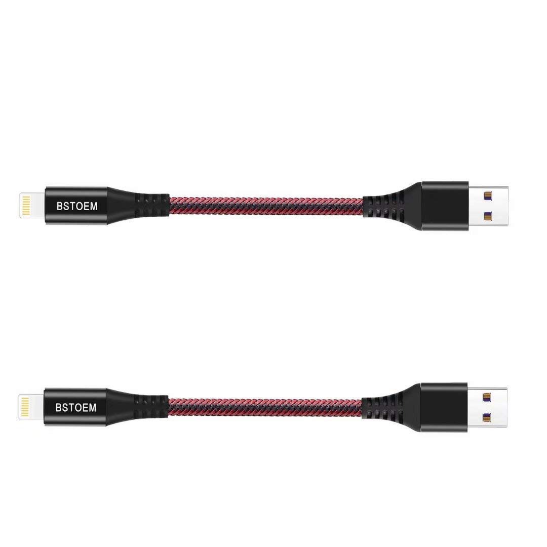 Photo 1 of Short Lightning Cable 2Pack 7Inch USB Charging Cord for Apple,for iPhone Charger 14/13/12 Pro/11/Xs Max/Xr/X/8/7/6/6s Plus/SE/5c/5s/5,for iPad Air/Mini 1/2/3/4/5