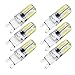 Kakanuo G9 LED Bulb 4 Watt Dimmable Daylight White 6000K 72x3014SMD LED G9 Halogen Base Light Bulb AC 110-130V (Pack of 6)