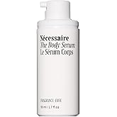 Nécessaire The Body Serum – Fragrance-Free Hyaluronic Acid Body Serum for Women+ Men. Niacinamide Firming Body Lotion – Fast-Absorbing for Sensitive + Eczema-Prone Skin. 50 ml/1.7 fl oz