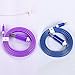 Lightning Cable, Bambud 2 Packs 3 FT Visible LED Flowing Light iPhone Charger Cable Cord for iPhone 8/8 Plus/ X/7/7 Plus/6s/6s Plus/6/6 Plus/5s/5c/5/iPad/iPod ( Purple and Blue)