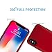 iPhone X/XS Battery Case, MAXBEAR 5200mAh Ultra Slim Portable Extended Backup Battery Charger Case Charging Case Battery Pack for iPhone X/XS, iPhone 10(5.8inch)-Red