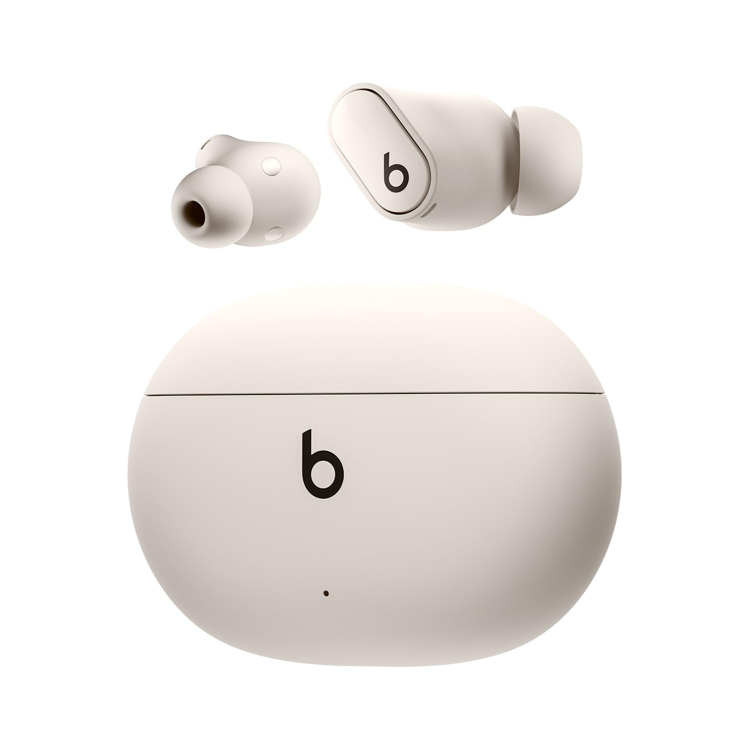 Beats Studio Buds + | Écouteurs Totalement sans Fil avec réduction du Bruit, Compatibilité améliorée avec Apple et Android, Micro intégré, Écouteurs Bluetooth Audio Spatial – Ivoire
