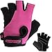 Contraband Pink Label 5057 Classic Weight Lifting Gloves for Women | Workout Gloves for Women w/Leather Palm | Gym Gloves w/Light-Medium Padding | Fingerless Weightlifting Gloves