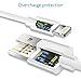 Wall iPhone Charger Adapters with 2x3FT White Lightning to USB Cables <4 Pack> for iPhone 7/7 plus/6/6s /6 plus/6s plus, iPhone 5/5c/5s/SE, iPad, iPod by MolecularCells
