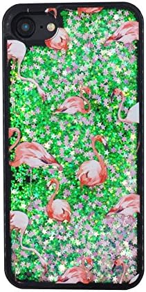 iPhone 7, iPhone 8 Liquid Glitter Flamingo Case Bling Flowing Luxury Fashion Sparkle Shiny Creative Design Dynamic Moving for iPhone 7, iPhone 8