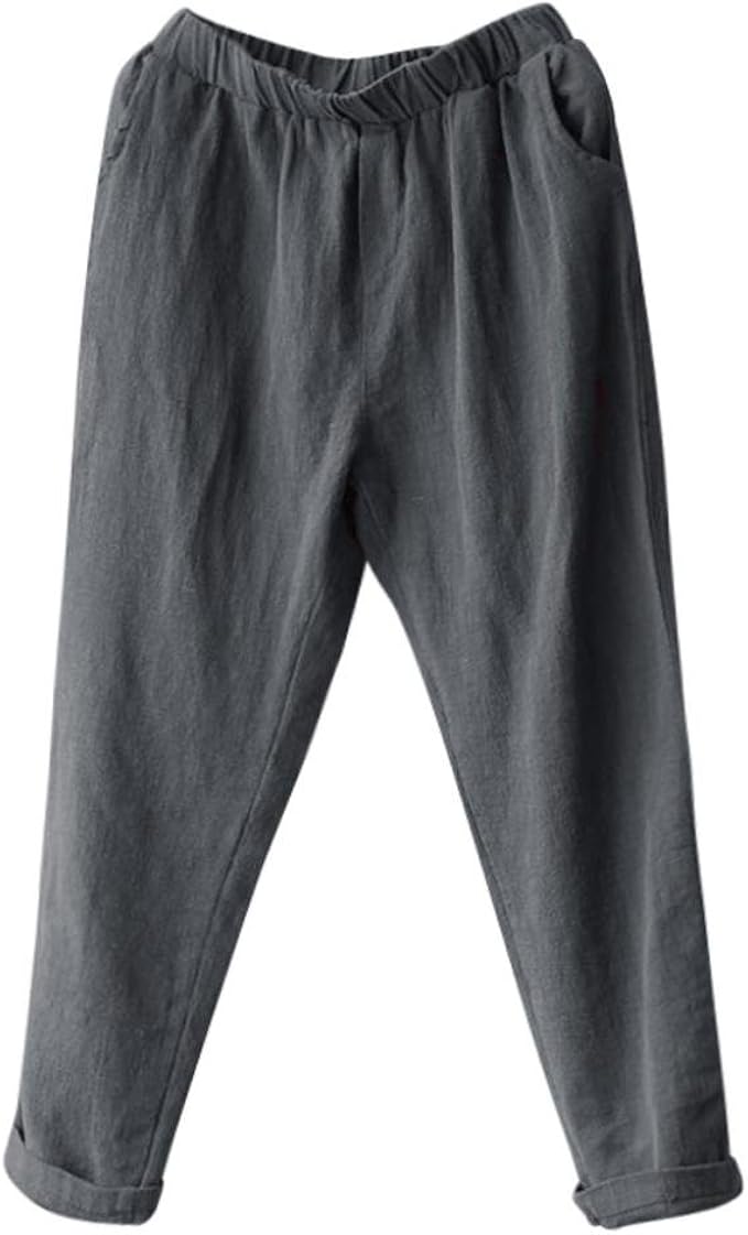 plus size linen harem pants
