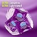 Durex Extra Sensitive Condoms, Extra Lubricated- Ultra Fine, Natural Latex Male Condoms With Extra Lube To Heighten Sensation and Pleasure With Reservoir Tip, HSA Eligible, 24 Count (Pack of 2)