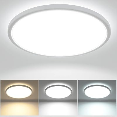 zemty 29W LED Ceiling Light 3200LM 3 Color Temp Waterproof 30cm Round