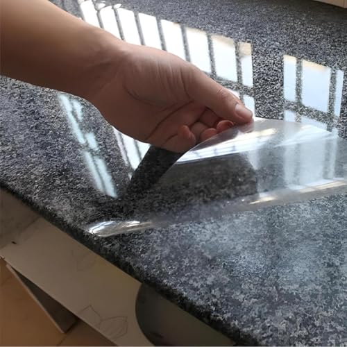 Adesivo Vinil P/Envelopamento Transparente Proteção Móveis Geladeira Fogão Mesa Impermeável 5m x 50cm