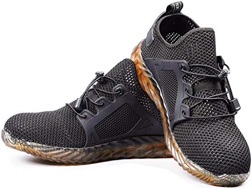 Men's Steel Toe Work Safety Shoes Breathable Outdoor Steel Toe Casual Sneakers