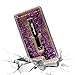 J4 2018 Case Creative Flowing Liquid Glitter Quicksand Scalable Ring Buckle Shock Absorbing with Kickstand Feature Soft Bumper Protective Cover for Samsung Galaxy J4 (2018) J400. Y Liquid Purple