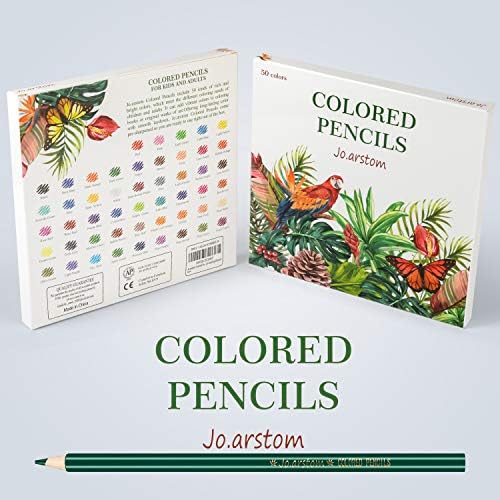 Box of colored pencils in a variety of vibrant colors.