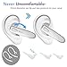 Yuwiss Bluetooth Earpiece Wireless Cell Phones Headset with Mic Noise Canceling In-ear Earbuds Stereo Car Driving Headphones for iPhone Samsung Android All Smart Phone (20 Hours Hands Free Play Time)