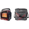 18,000 BTU Big Buddy Portable Propane Heater (No Fan),Red, Tip-over Protection|Low-Oxygen Safety Shutoff|Portable & Big Buddy Carry Case 18B