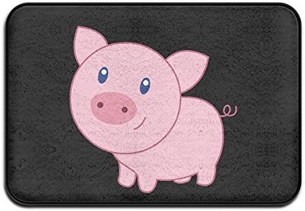 Cute Cartoon Pig Doormat And Dog Mat ,40cm60cm Non-slip Doormats,Suitable For Indoor Outdoor Bathroom Kitchen Doormat And Pets