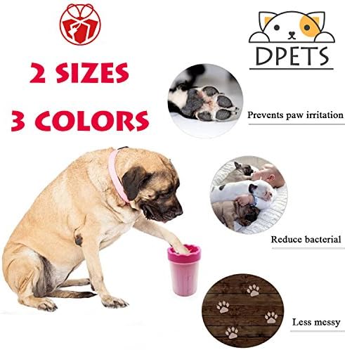 Pet Paw Cleaner Dog Cat Cleaning Brush Cup Portable Dogs Feet Mud Washer Soft Silicone Foot Grooming