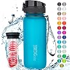 720°DGREE Trinkflasche 650ml “uberBottle“ softTouch +Früchtebehälter – BPA-Frei – Auslaufsichere Wasserflasche für Kinder, Schule, Uni, Sport, Outdoor, Fitness – Tritan Sportflasche – Leicht, Stoßfest