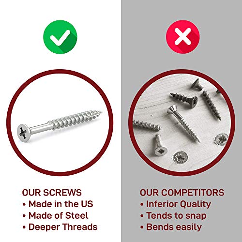 Floating Shelf Brackets Drill Bit Included (4pcs) Firm Foundation