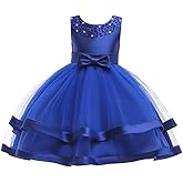 COMISARA 6M-9T Kids Pageant Flower Girl Dress Little Girls Party Wedding Formal Dresses