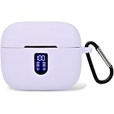 Claiol Premium Silicone Case for TAGRY X08 Wireless Earbuds with Carabiner. (Lavender)