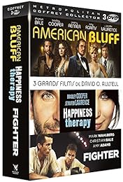 3 grands films de David O. Russell : American Bluff + Happiness Therapy + Fighter - Pack