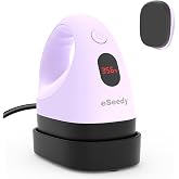 eSeedy Mini Heat Press Machine with LED Display for Heat Transfer Crafts | Up to 356℉/180℃ Heating; Constant Temperature Control; Fast Heating; Auto Power Off Safety Feature; Compact Heat Press Tool