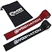 WOD Nation Muscle Floss Bands Recovery Band for Tack and Flossing Sore Muscles and Increasing Mobility - Stretch Band Includes Carrying Case (1 Black & 1 Red) primary