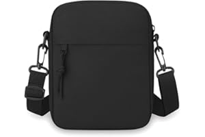 Crossbody Bag for Mens Travel Passport Wallet Bag Cell Phone Small Neck Pouch Side Shoulder Bag for Men