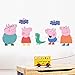 Fange DIY Removable Peppa Pig Wall Stickers Children Room'S Decor Bedroom Decals Kindergarten Background Stickers 42.5''x16.5'' by Fangeplus
