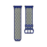 Fitbit Ionic Accessory Sport Band, Blue/Yellow, Large