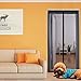Bodyguard Magnetic Screen Door - Full Frame Velcro, Fits Door Size up to 34 x 82-Inch, 28 Sewn-in Magnets, Heavy Duty Mesh Curtain, Easy Installation, No Gap, No Falling