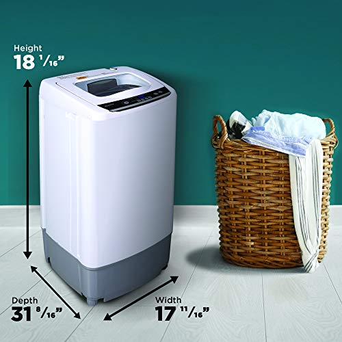 Danby DWM030WDB6 0.9 Cu Ft Compact Top Load Washer, Apartment Size