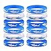Shark Party Favors Rubber Bracelets - Under the Sea/Baby Shark Birthday Party Supplies Goodie Bag Stuffers Fillers Slicone Wristbands