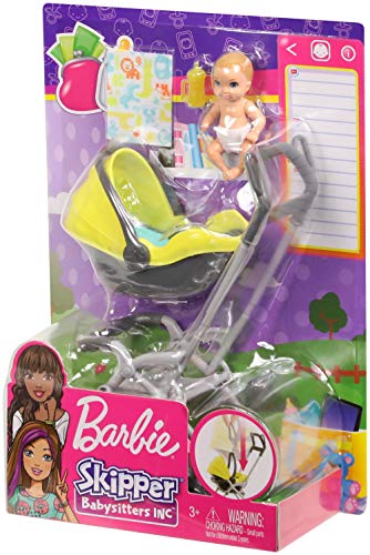 Barbie Nursery Playset With Skipper Babysitters Doll 2 Baby Dolls Crib And 10 Pieces Of Working Baby Gear And Themed Toys Gift Set For 3 To 7 Year Olds Multicolor Pricepulse