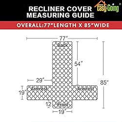 Easy-Going Recliner Sofa Slipcover Reversible Sofa