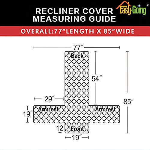 EasyGoing Recliner Sofa Slipcover Reversible Sofa Cover Furniture