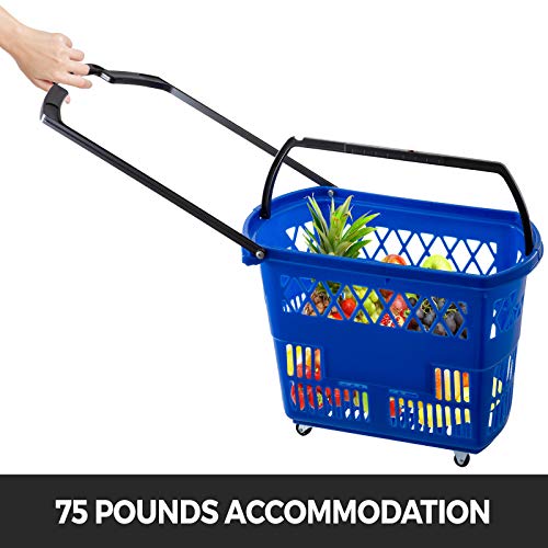 2 Mophorn+Shopping+Portable+Durable+Baskets