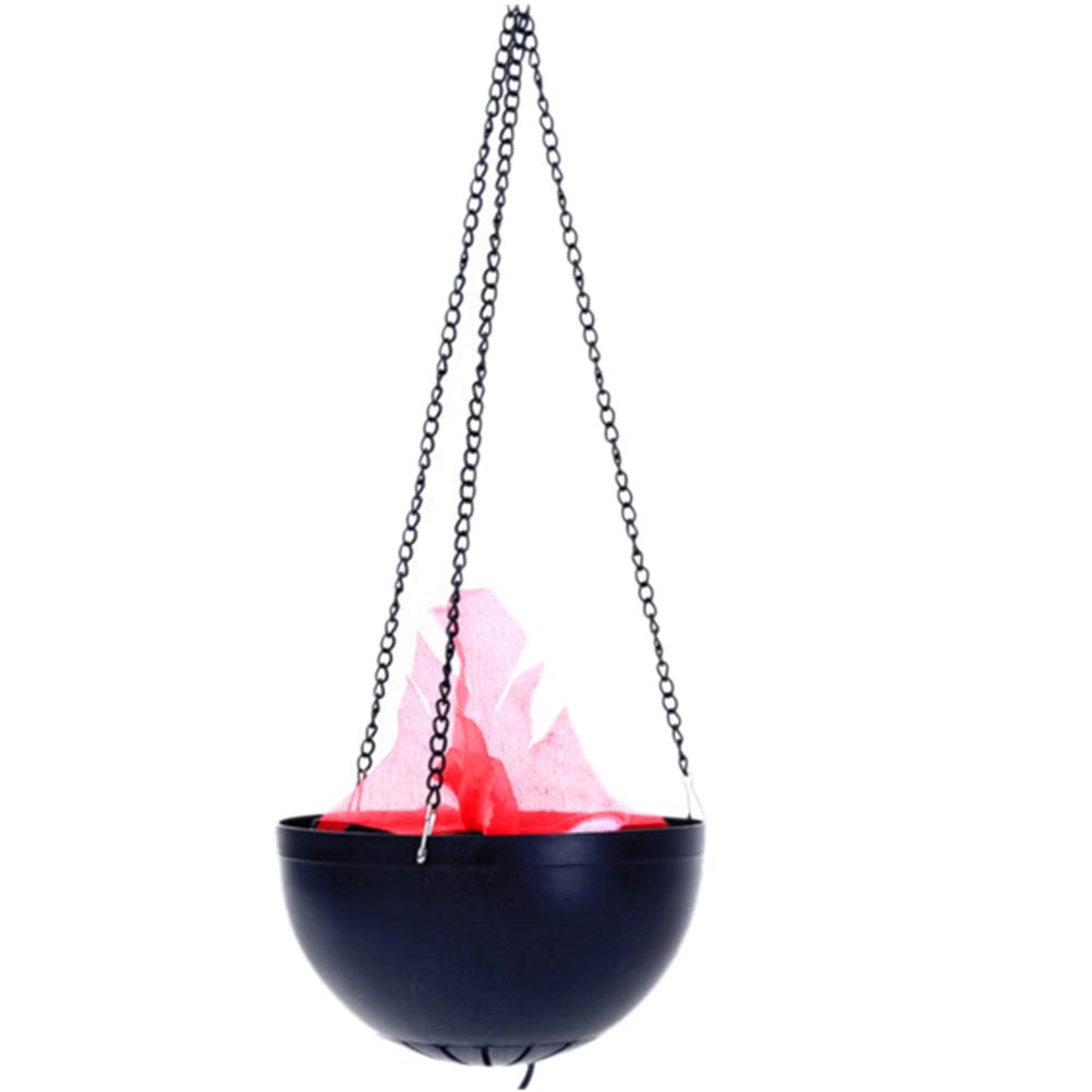 Amazon Com Mcree Hanging Fake Flame Lamp Fire Pit Bowl Table