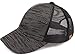 H-6140-06 Tri Color Trucker Hat - Black