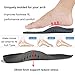 Ailaka High Arch Support Orthotic Shoe Insoles for Men and Women, Shock Absorption Gel Cushion Sports Inserts for Flat Feet, Plantar Fasciitis, Feet Heel Pain Relief